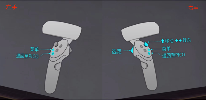 Pico默认按键指引示例